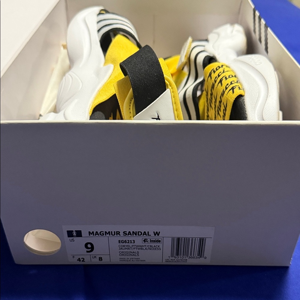 Adidas Woman’s Magmur Sandal - Yellow and Black